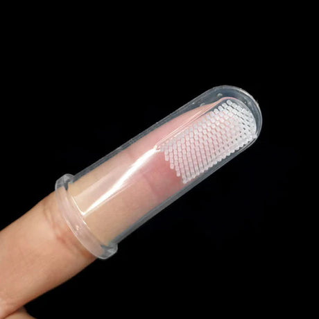 Gentle Silicone Oral Care Baby Finger Toothbrush - Transparent - Shop N Save