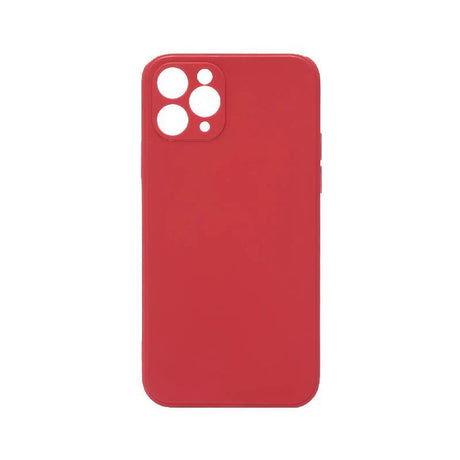 Luxury Silicon case for IPhone 11 Pro Max (Red)