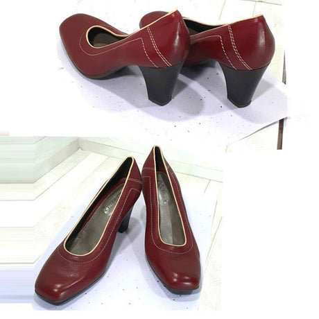 Court High Rusty Red Heels: Stylish, Comfortable, Versatile Fashion - Shop N Save