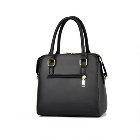Black Floral Handbag: Chic Design, High Quality, Stylish Zipper Closure - Shop N Save