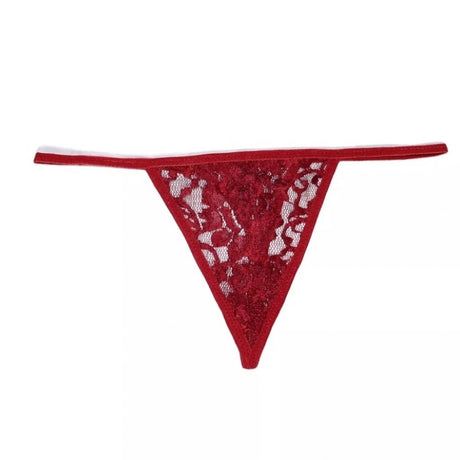 Women Lace Thong - Red - Shop N Save