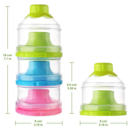Portable 3 layers new born baby Feeding Food Snack Container - Shop N Save