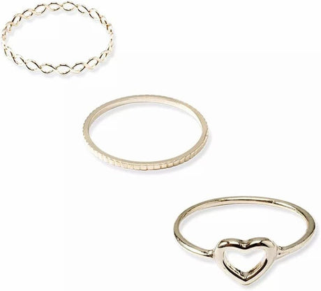 Boho Rose Gold Knuckle Rings Set - Vintage Midi Rings for Women - Shop N Save
