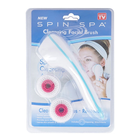 Spin Spa Electric Face Cleanser - Deep Cleaning Facial Brush - Shop N Save
