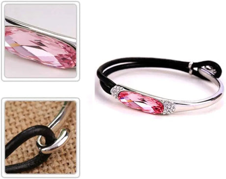 Vintage Rose Red Crystal Bracelet: Austrian Accessory Charm - Shop N Save