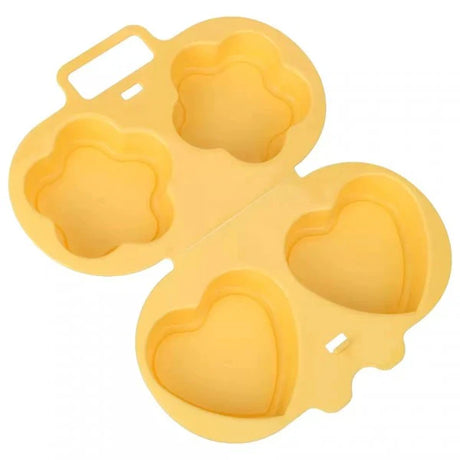 Steaming Boiling Eggs Microwave Cooking Double Mold - Yellow - Shop N Save