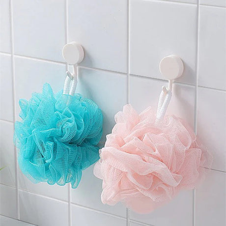 Three Piece Set Thick Rubbing Pull Bath Ball Towel - Pink - Shop N Save