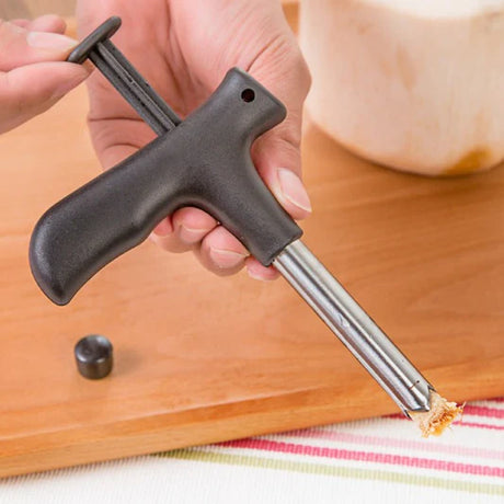 Premium Black Coconut Opener Knife: Durable, Efficient, and Stylish - Shop N Save