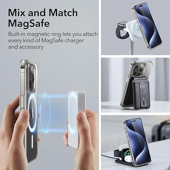 ESR iPhone 15 Pro Max Case: MagSafe, Military-Grade, Scratch