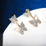ANZAGA Double Butterfly Earrings: Innovative Crossover Design - Shop N Save
