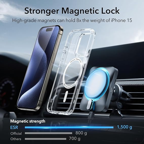ESR iPhone 15 Pro Max Case: MagSafe, Military-Grade, Scratch-Resistant –  Shop N Save