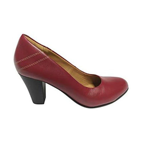 Rusty Red Cabin High Heel Shoes: Stylish, Comfortable, Versatile Fashion - Shop N Save