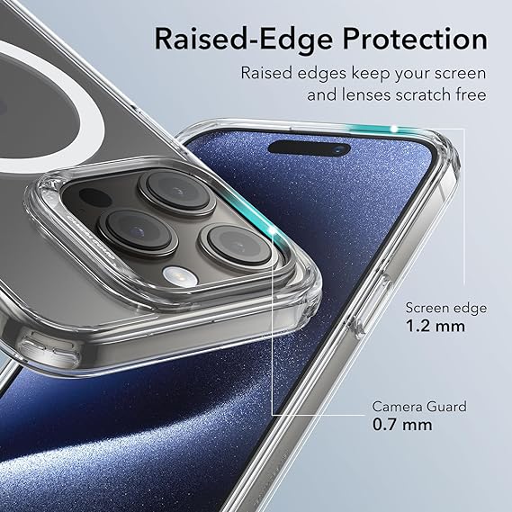 ESR iPhone 15 Pro Max Case: MagSafe, Military-Grade, Scratch
