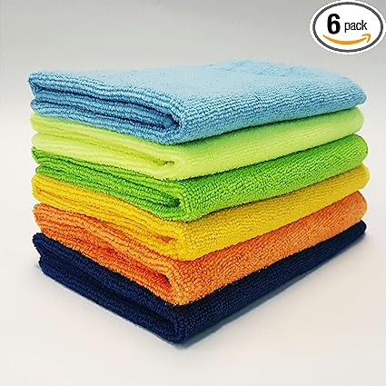 Microfiber Cleaning Cloth: 6-Pack, 32x32 in., Multipurpose Set - Shop N Save