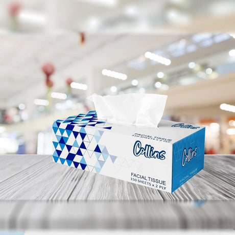 COLLINS Facial Tissue Box 150 Sheets, 2 ply [4 + 1] Pack - Shop N Save