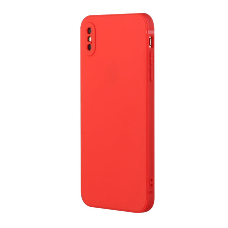 Luxury Silicon case for IPhone X/XS (Red)