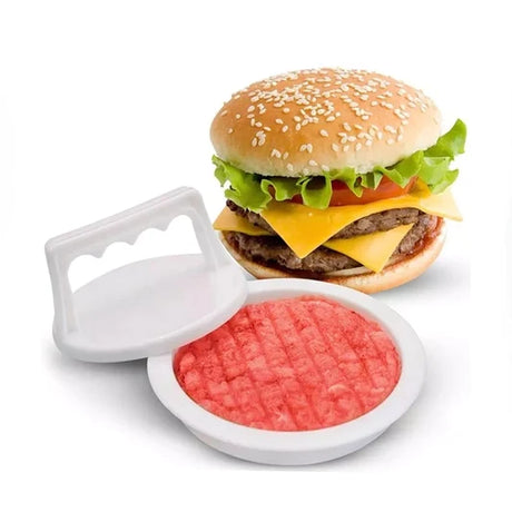 Round Shape Hamburger Meat Patty DIY Mold - White - Shop N Save