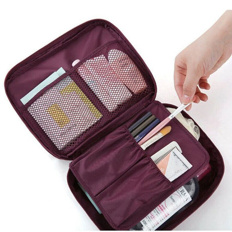 Women's Cosmetic Travel Bag: Stylish Toiletry Organizer Pouch - Shop N Save