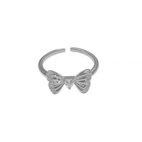 Butterfly Pearl Ring - Light Luxury, Summer Fashion, Adjustable - Shop N Save