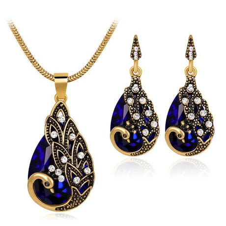 Blue Diamond-Style Alloy Set: Elegant Gifts for Special Occasions - Shop N Save