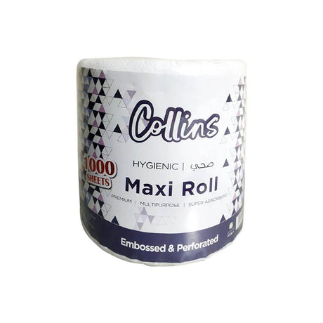 Collins Maxi Roll - 1000 Sheets, Single Pack, Embossed Clean - Shop N Save