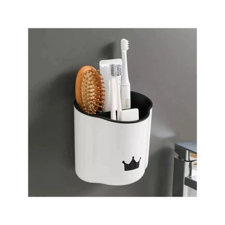 White Crown Storage Rack: Stylish, Functional Bathroom Organizer - Shop N Save