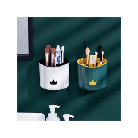 White Crown Storage Rack: Stylish, Functional Bathroom Organizer - Shop N Save