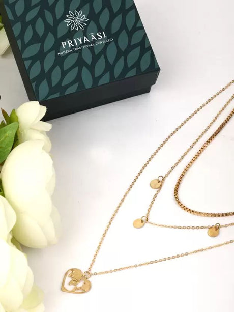 Gold-Plated Brass Necklace: Timeless Elegance, Durable Luxury - Shop N Save