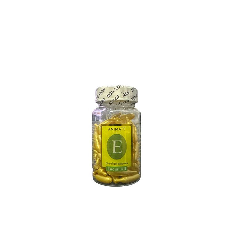 Animate E Facial Oil 60 Softgel Capsules for Skin Nourishment Shop