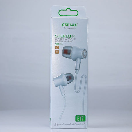 Gerlax Stereo Earphones - High-Definition Sound, Comfort Fit - Shop N Save