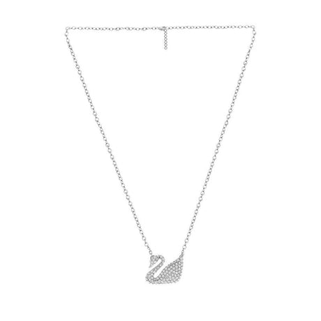 CZ Swan Jewelry Set - Silver Plated Bracelet Earrings Ring Ensemble. - Shop N Save