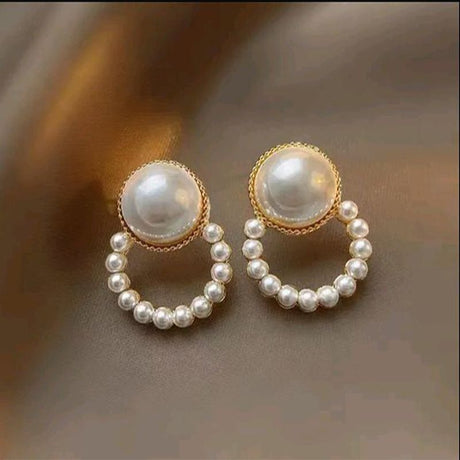 Bohemian Pearl Studs: Valentine's Gift, Wholesale Fashion Earrings - Shop N Save