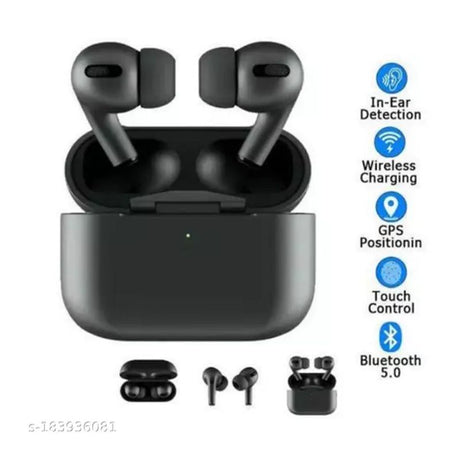 Wireless Black Earbuds: AirPod Pro Bluetooth Headphones - Shop N Save