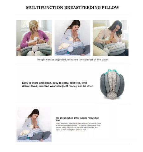Versatile Nursing Pillow: Comfort and Support for Breastfeeding - Shop N Save
