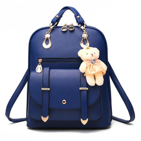 New Trend Casual Backpack Shoulder Bag - Blue - Shop N Save