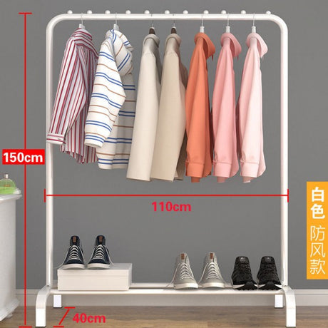 Simple Assembly Clothes Hanger Rack - White - Shop N Save