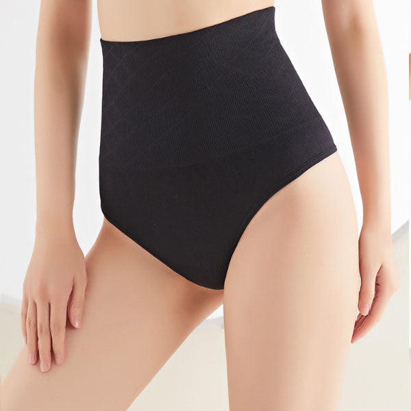 Belly Shaper High Elastic Waist Underwear Brief Stylish Plain