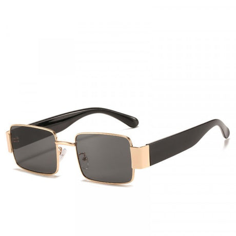 Unisex Fashion Gold Side Sunglasses - Dark Gray - Shop N Save