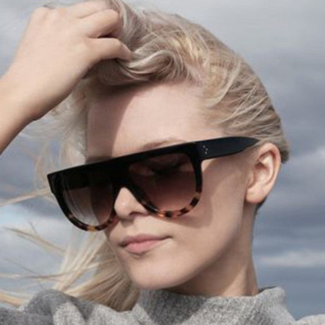 Ladies Leopard Frame Sunglasses - Leopard Brown - Shop N Save